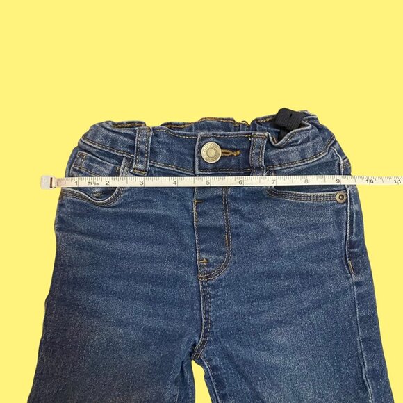 George Toddler Boys/Girls Blue Denim Jeans Size 3T Adjustable Waist Straight Leg - Picture 5 of 7
